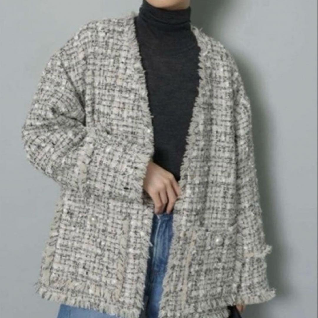 Arpege story ノーカラージャケット