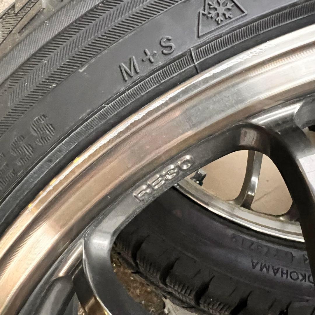 鍛造Rays VOLK RACING RE30 8J PCD100 スタッドレス