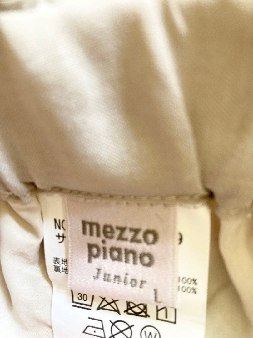 未使用　メゾピアノ　セットアップ　160cm セーラー半袖シャツ ショートパンツ