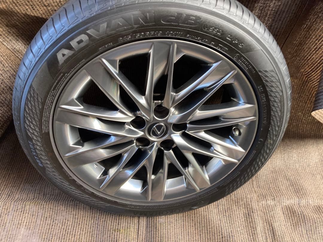 レクサスLS500h 純正245/50RF19夏タイヤアルミ4本セット