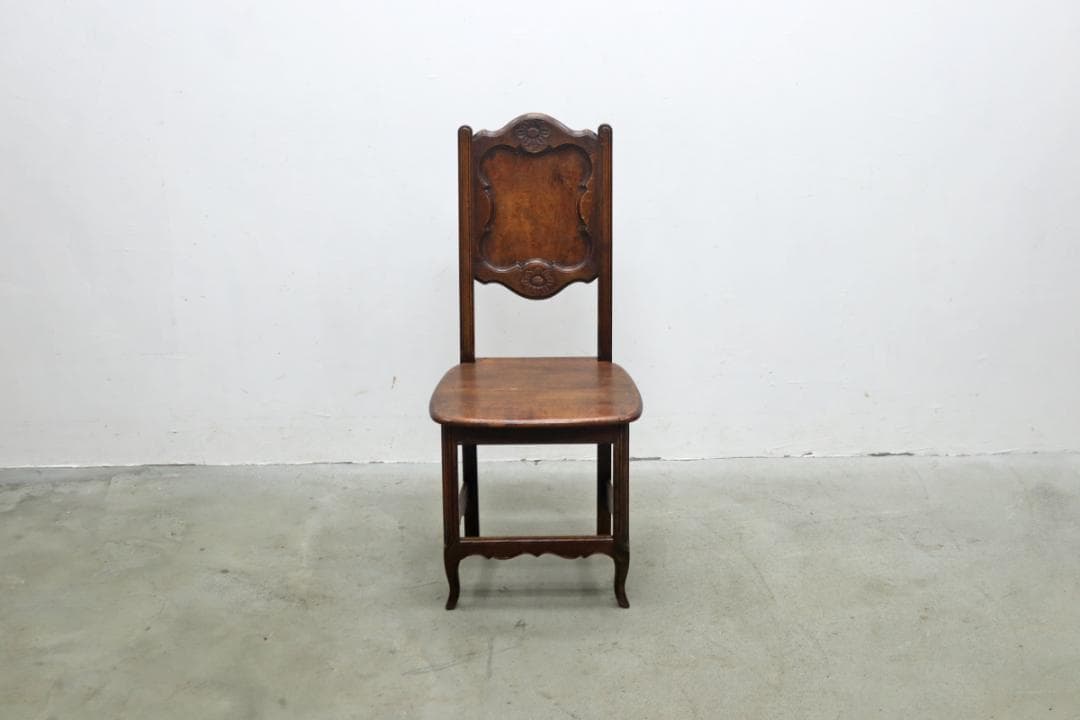 英国 イギリス ヴィンテージ オーク材 クラシカル ダイニングチェア