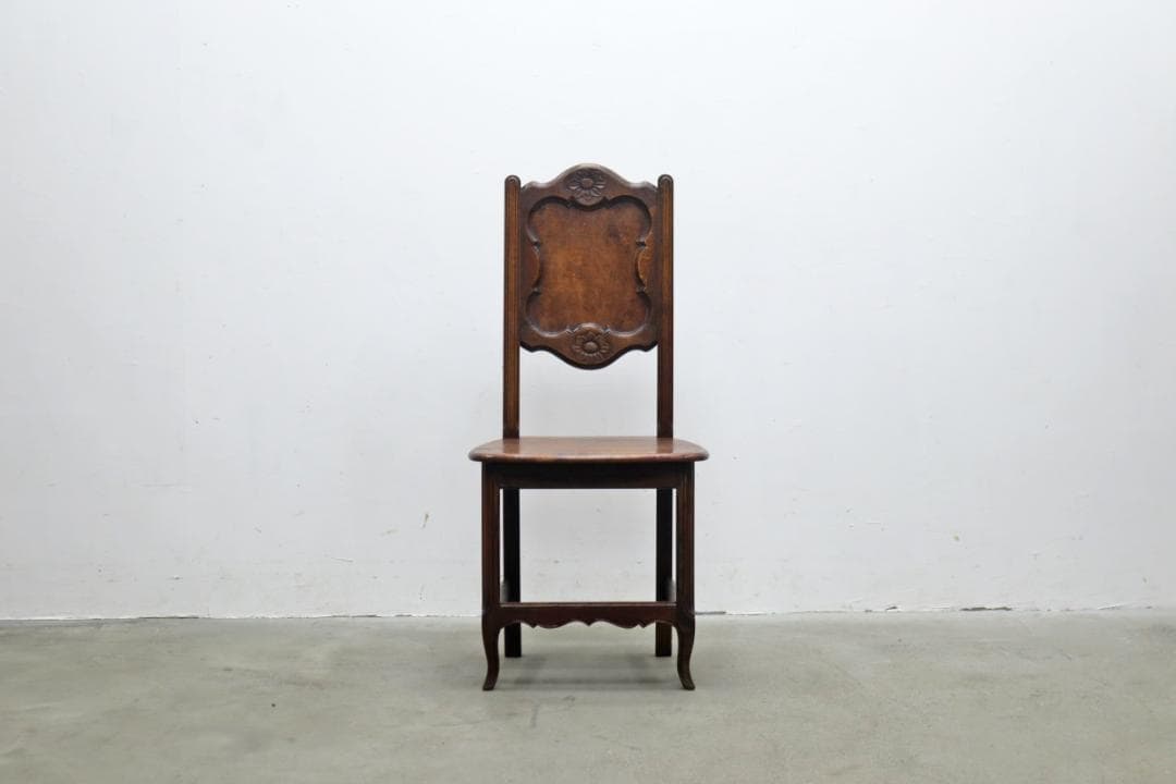 英国 イギリス ヴィンテージ オーク材 クラシカル ダイニングチェア