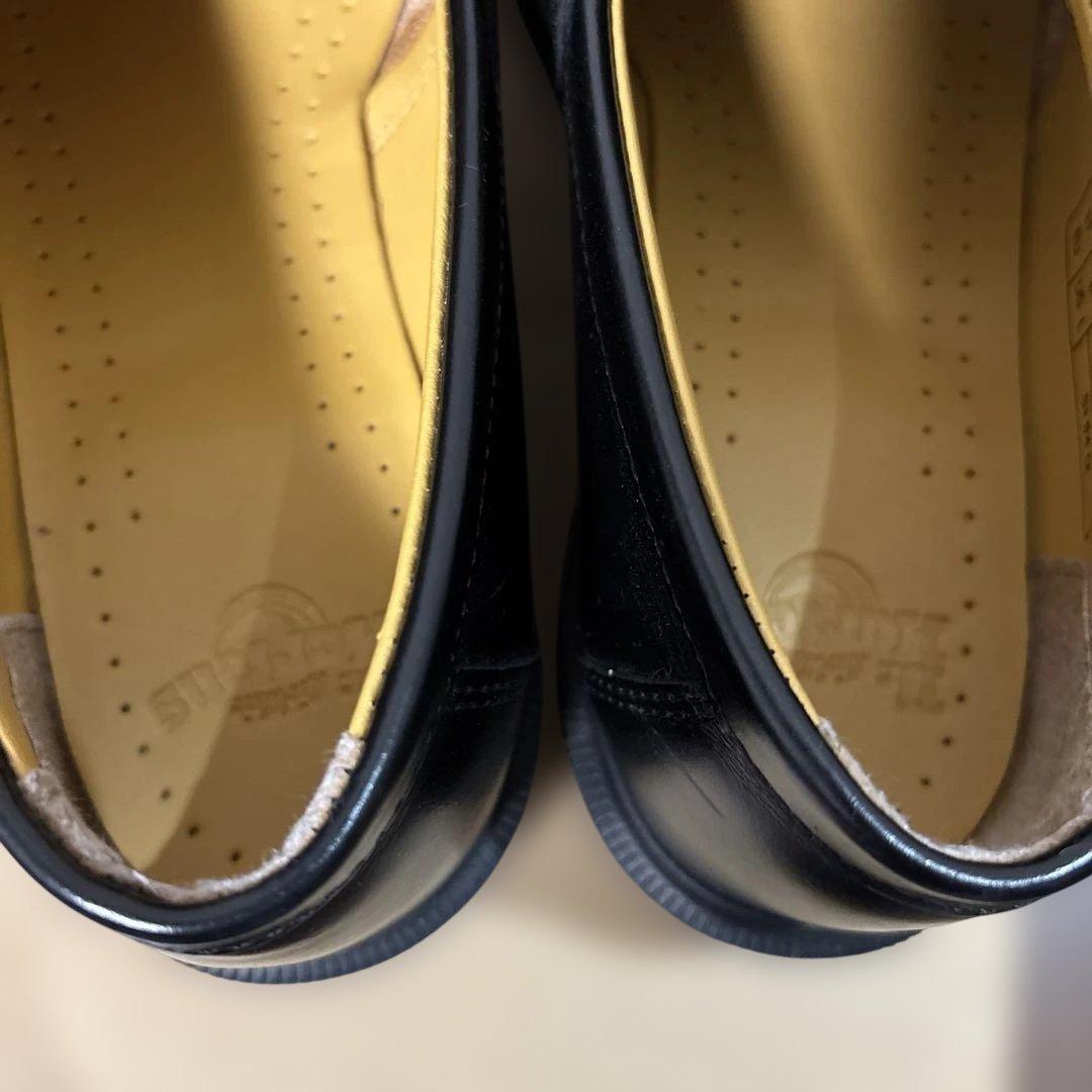 黒レザー ローファー 靴