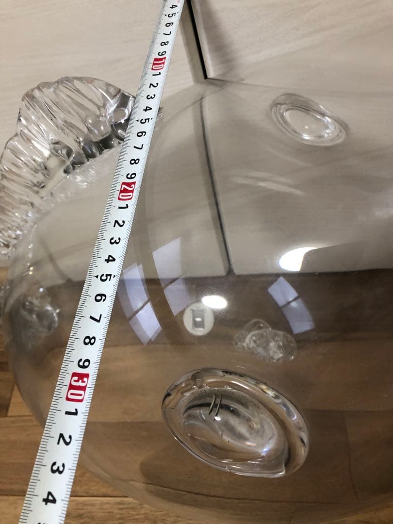 ガラス製 魚の形状 アート 約75cm
