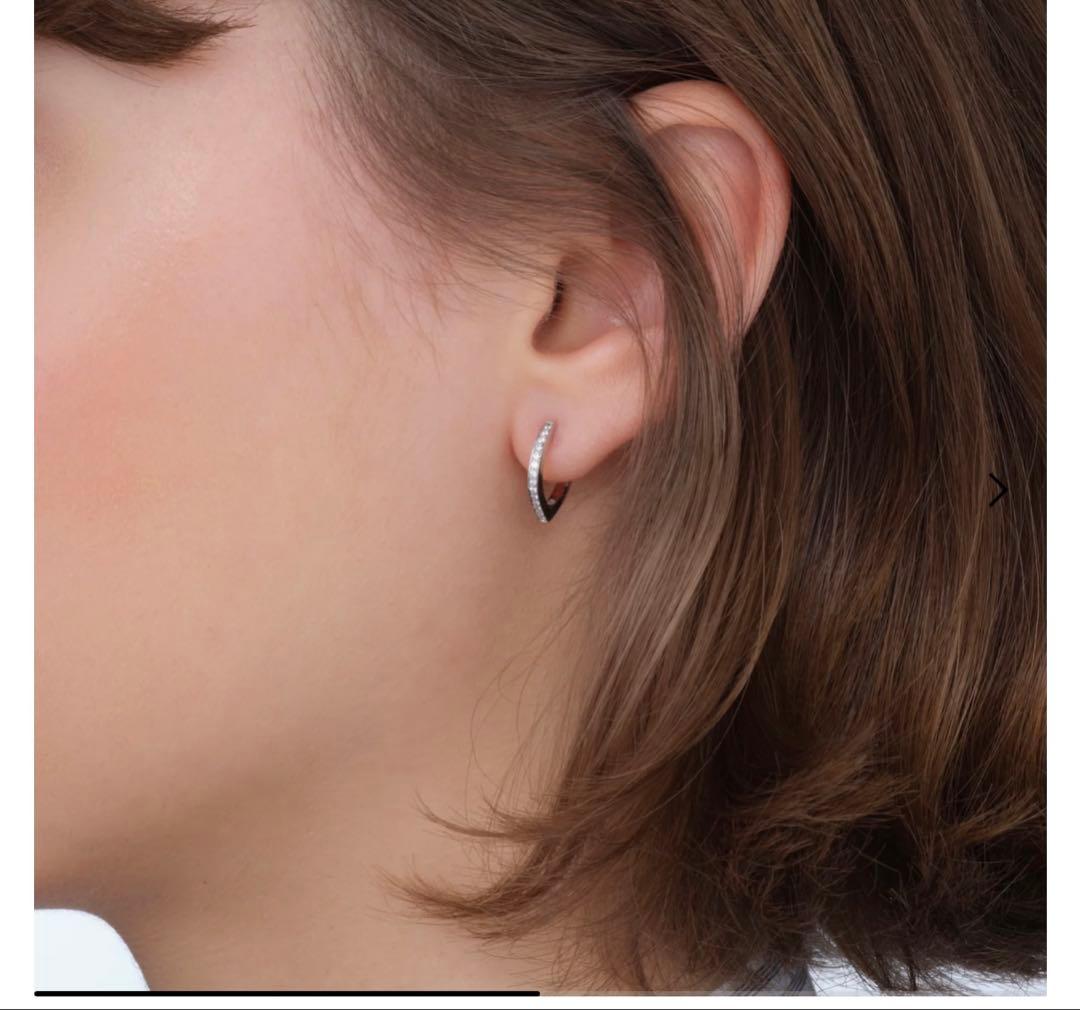 専用＊レポシ Antifer ホワイトゴールド パヴェダイヤモンドピアス