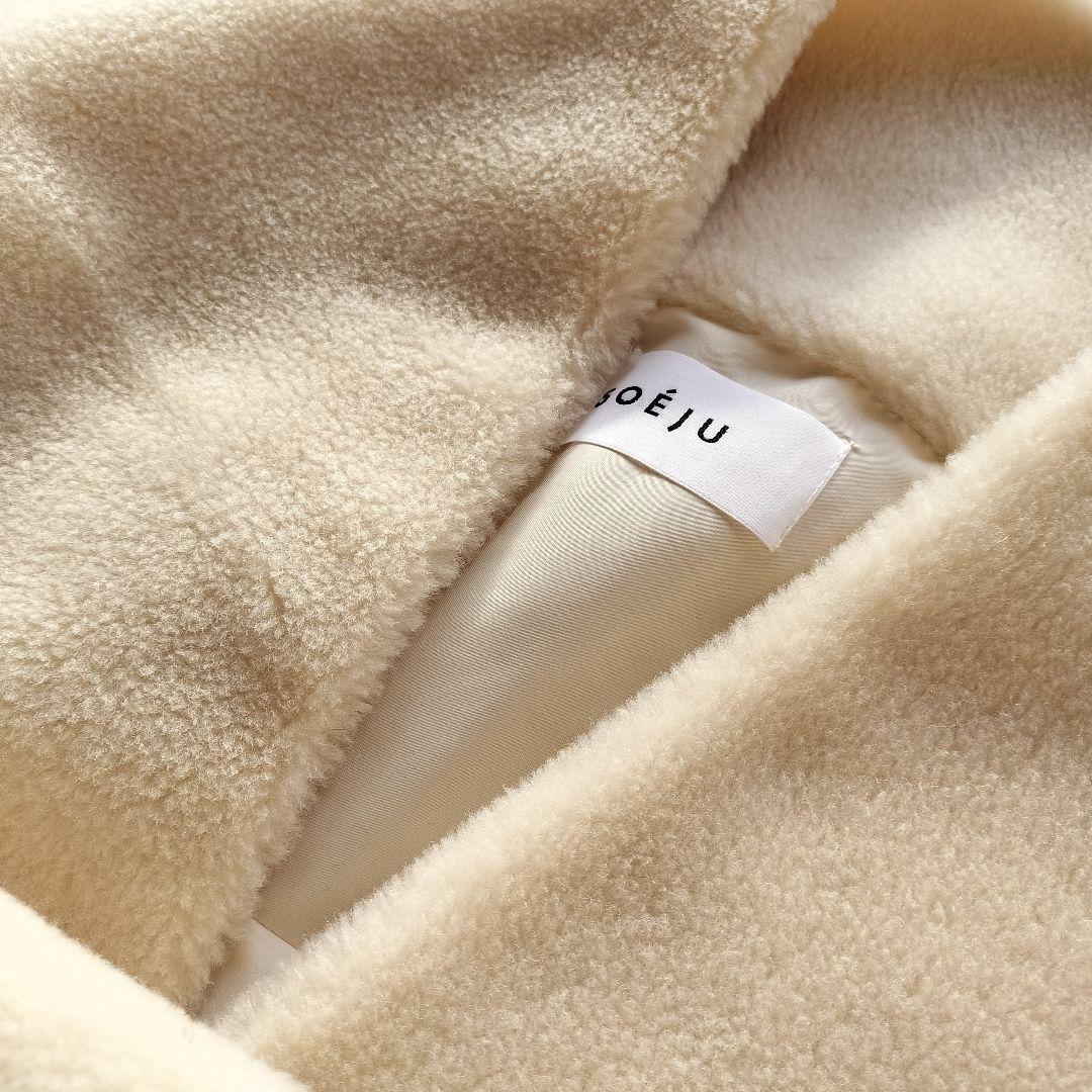 試着のみ完売SOÉJU ソージュ ウールボアケープ　アイボリー　大草直子