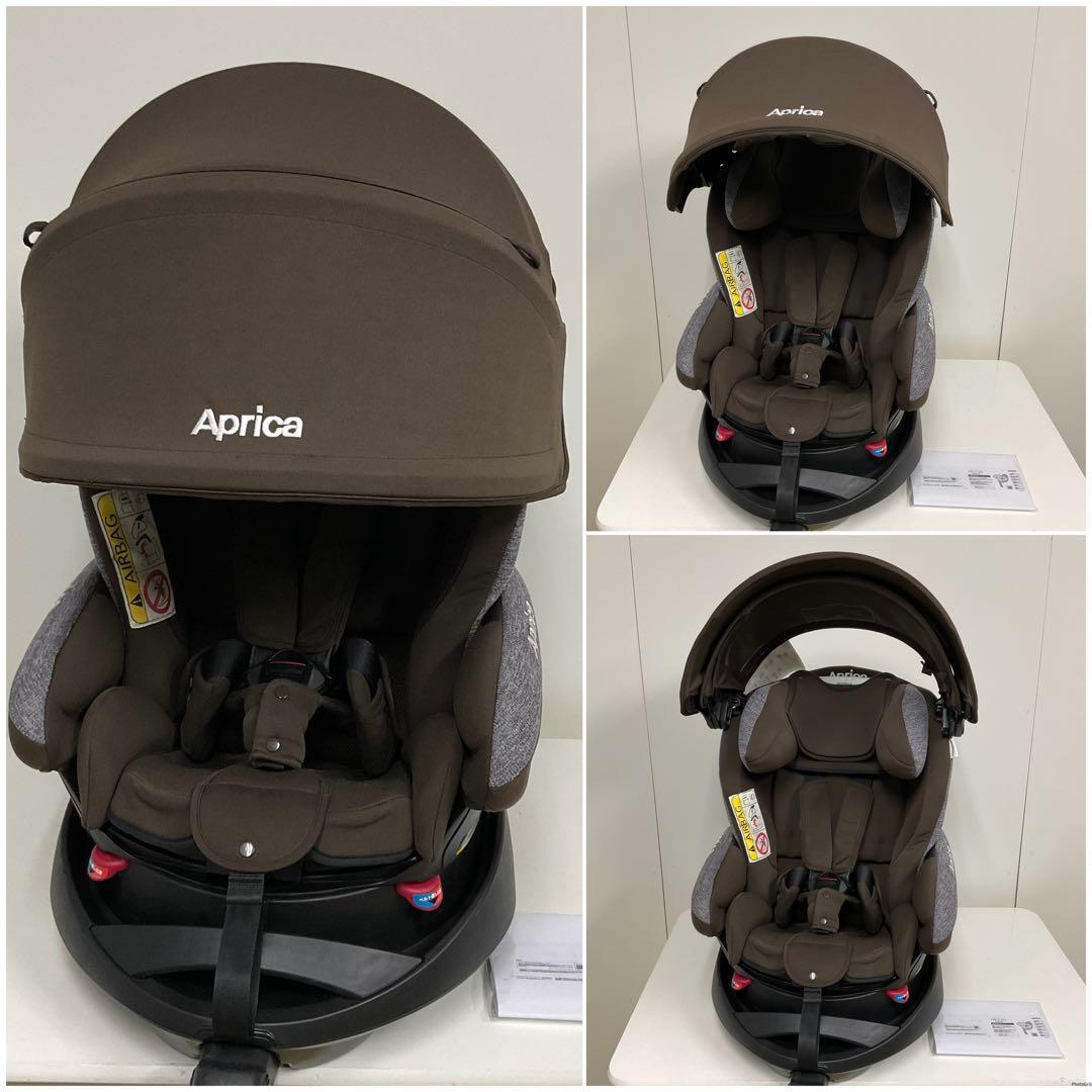 アップリカ フラディアグロウ AC 新生児対応チャイルドシート ブラウンウッド