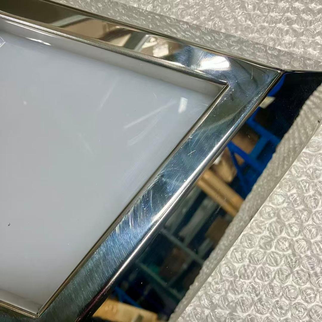 0578 菱形アンドン 鏡面 タイプ1 ドアアンドン ひし形 ダイヤ 行灯