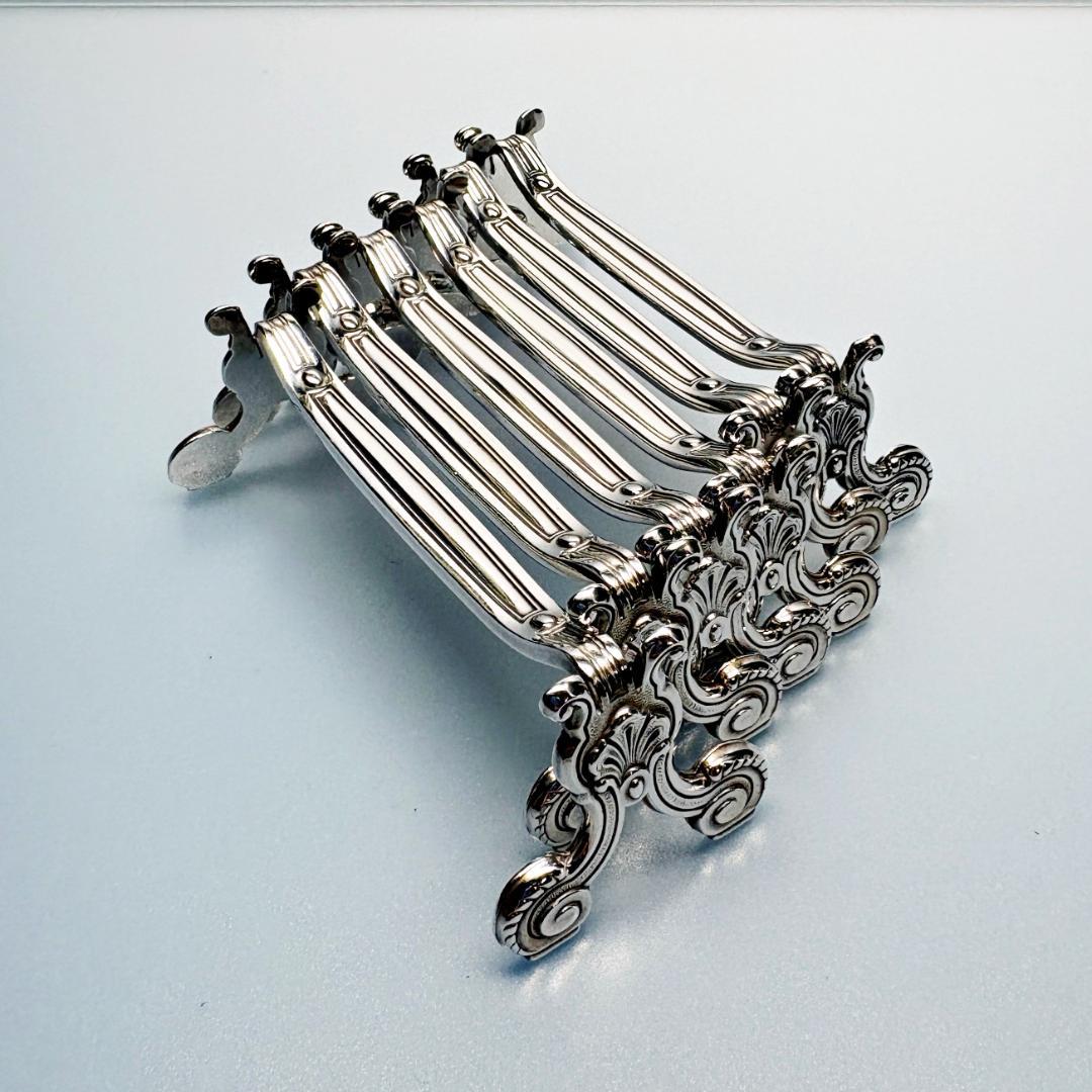 クリストフル ヴァンドーム アルカンシア ナイフレスト 6本セット 箸置き 仏製