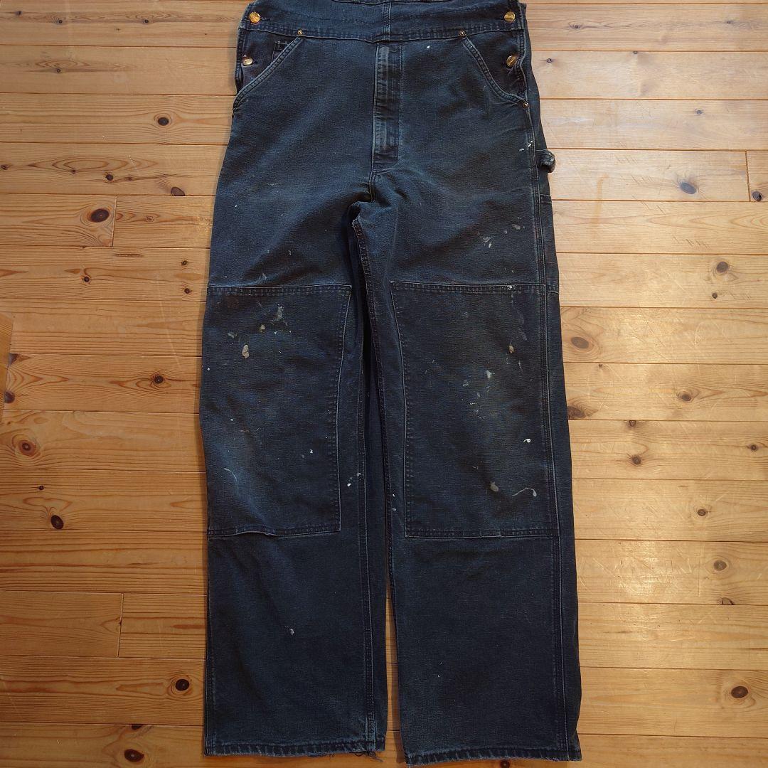 Carhartt カーハート ダック ダブルニー オーバーオール ブラック