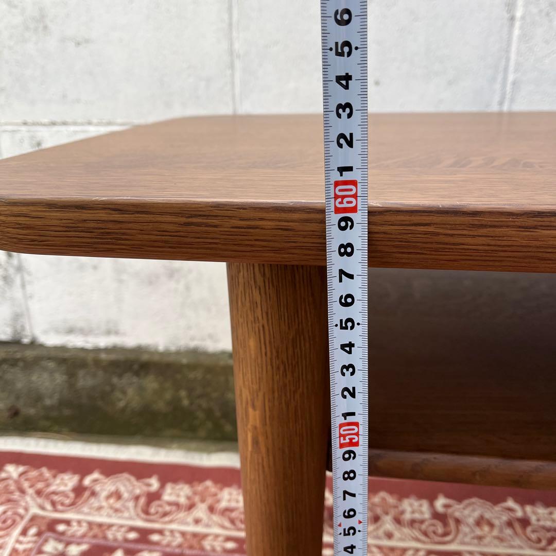 高品質 美品◾️飛騨産業 キツツキ 侭 JIN センターテーブル 棚付き 木製家具