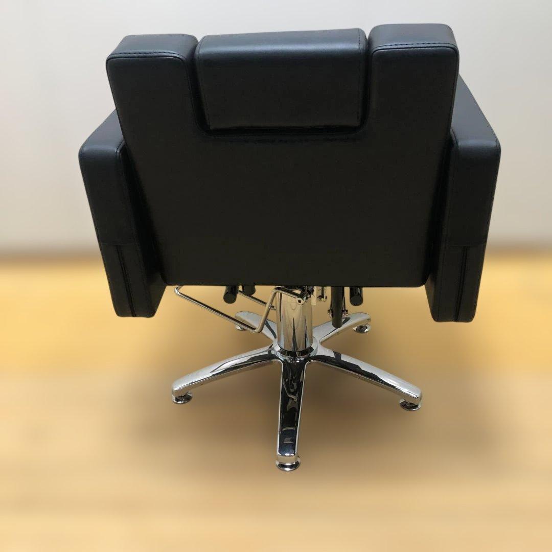 美品 バックシャンプー用 油圧昇降 ブラック 美容室 ヘッドスパ 112930