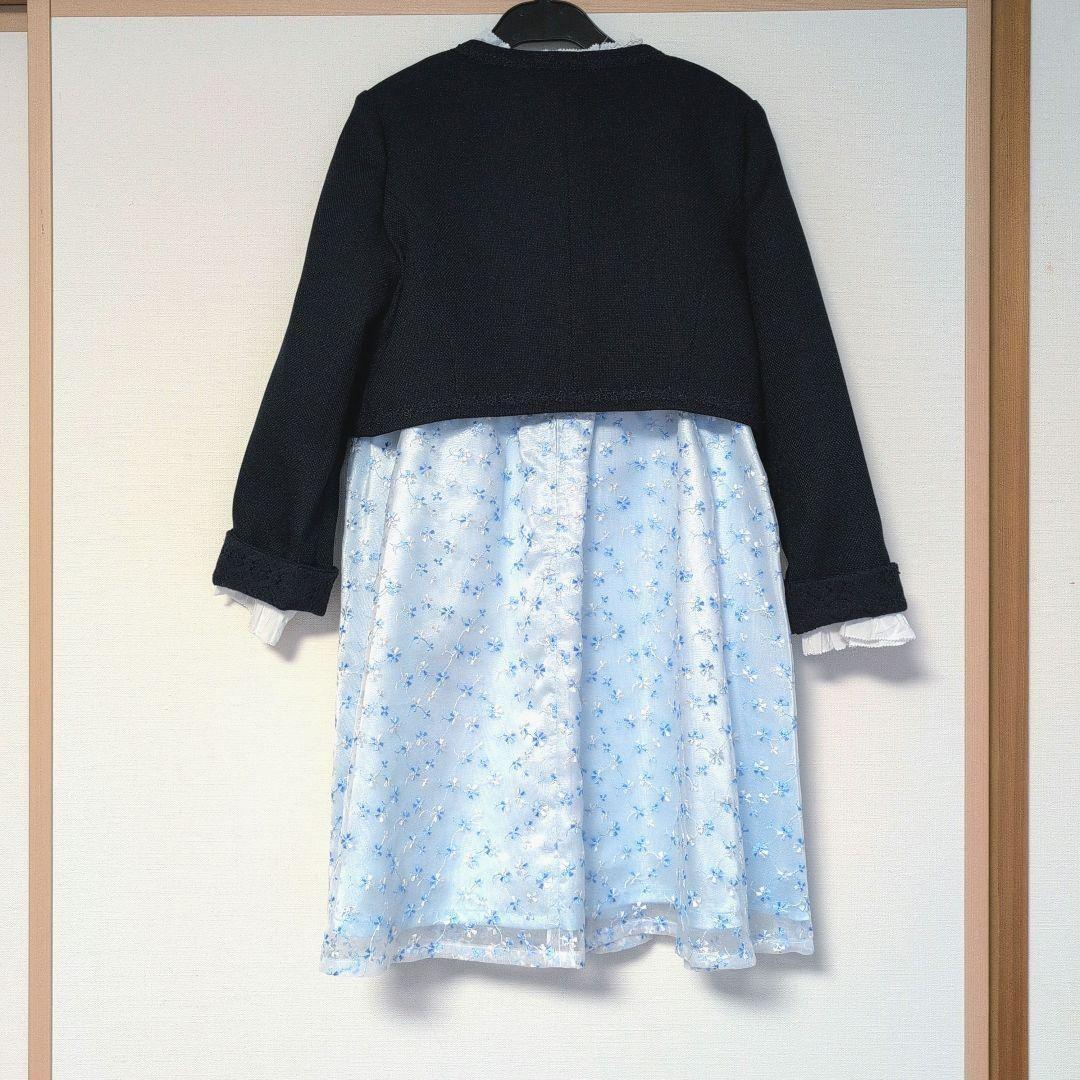 BeBe anyFAMフォーマル3点130cm 卒園式ワンピース ボレロ 女の子