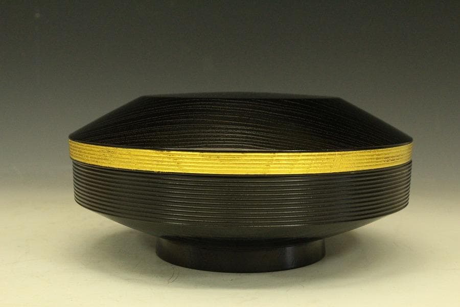 茶道具 塗師 宗哲 即中斎好 独楽喰籠 書付(A225)