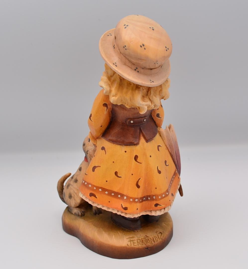 連れてって　アンリ　ANRI　イタリア　高さ16ｃｍ　木彫り人形　ヴィンテージ