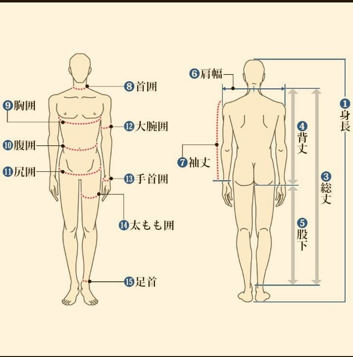 FELLOW メンズ セミドライ ロングチェストジップ 5x3mm XLBサイズ