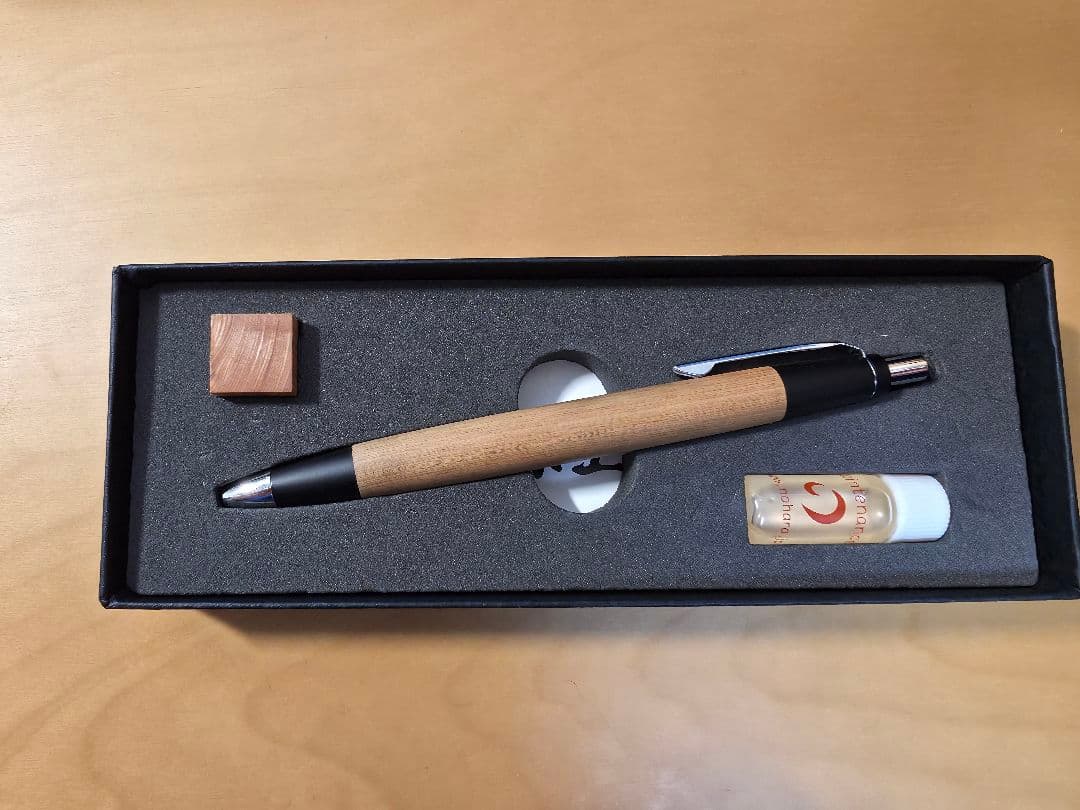 野原工芸 スリムボールペン 木曽桧(木曾檜)