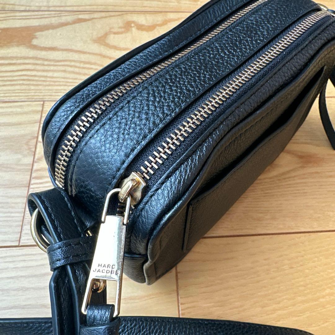 ビ*ス様 マークジェイコブス　ショルダーバッグ　ソフトショット21 ブラック　牛