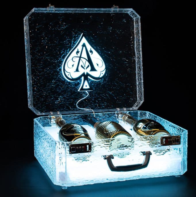 ボトルケース　LED　アタッシュケース ディスプレイ シャンパン　サプライズ