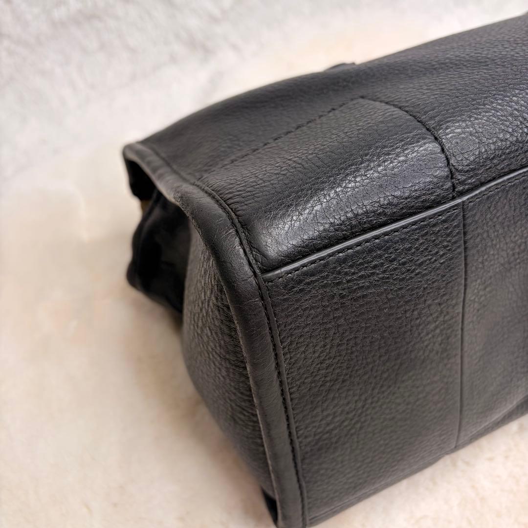 トリーバーチ　ショルダーバッグBRITTEN　レザー　ブラック　2way