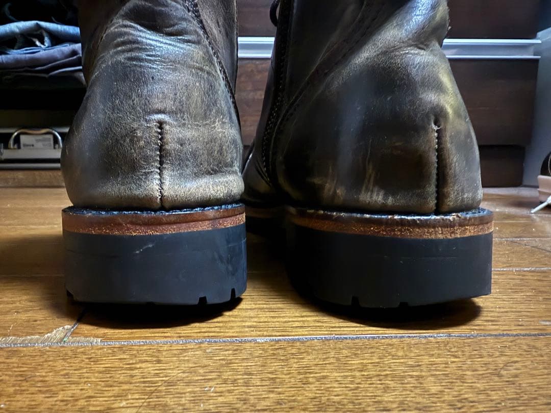 自*い様 08aw NUMBER (N)INE ワークブーツ　サイズ9