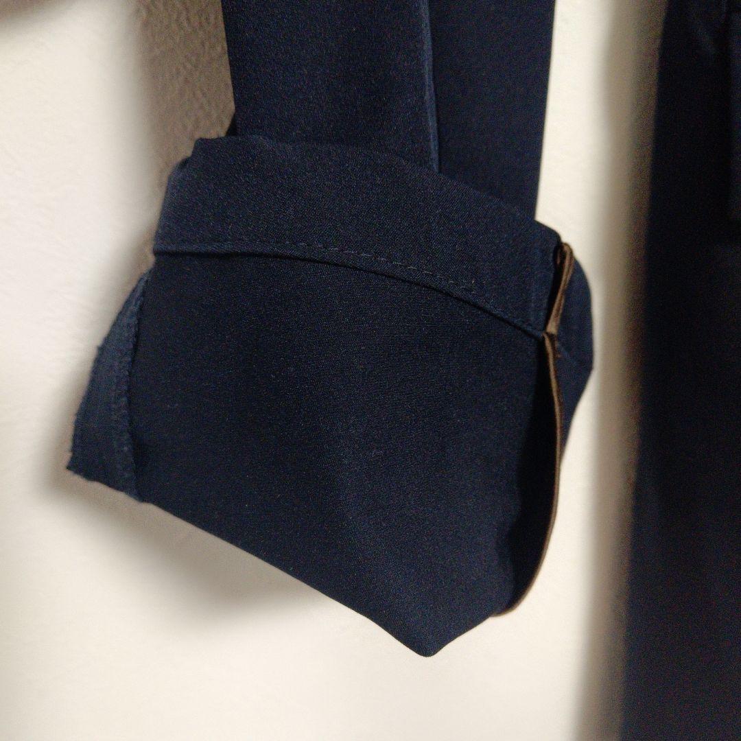 美品 ✨️ ナノユニバース ダメリーノ SOLOTEX セットアップ XL 紺