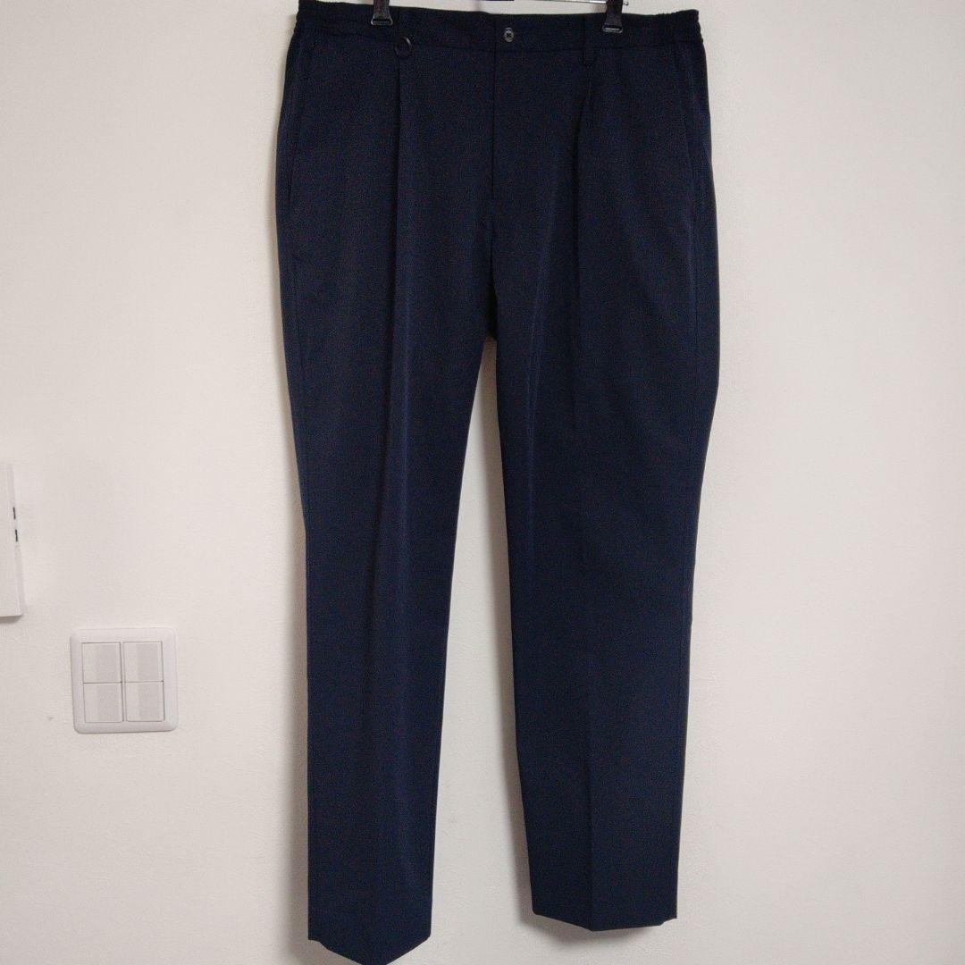 美品 ✨️ ナノユニバース ダメリーノ SOLOTEX セットアップ XL 紺