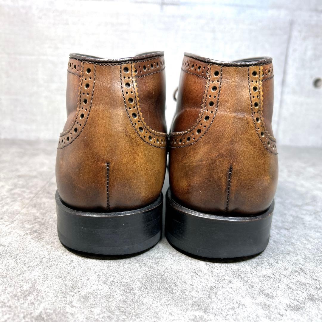 極美品✨【REGAL】チャッカブーツ/21ER/メダリオン/ウイングチップ/革靴