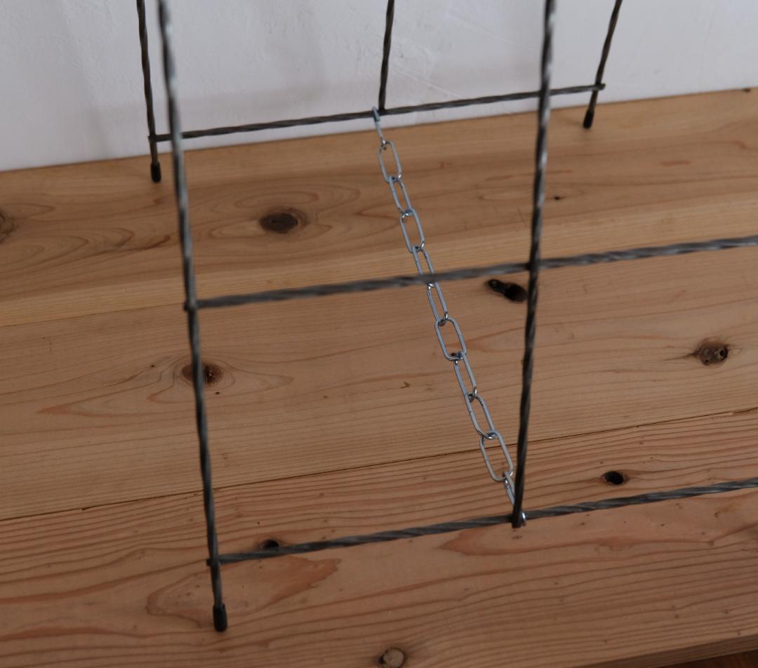 無骨なアイアン脚＆ウッドの飾り棚ｐ アトリエ ラック 蚤の市