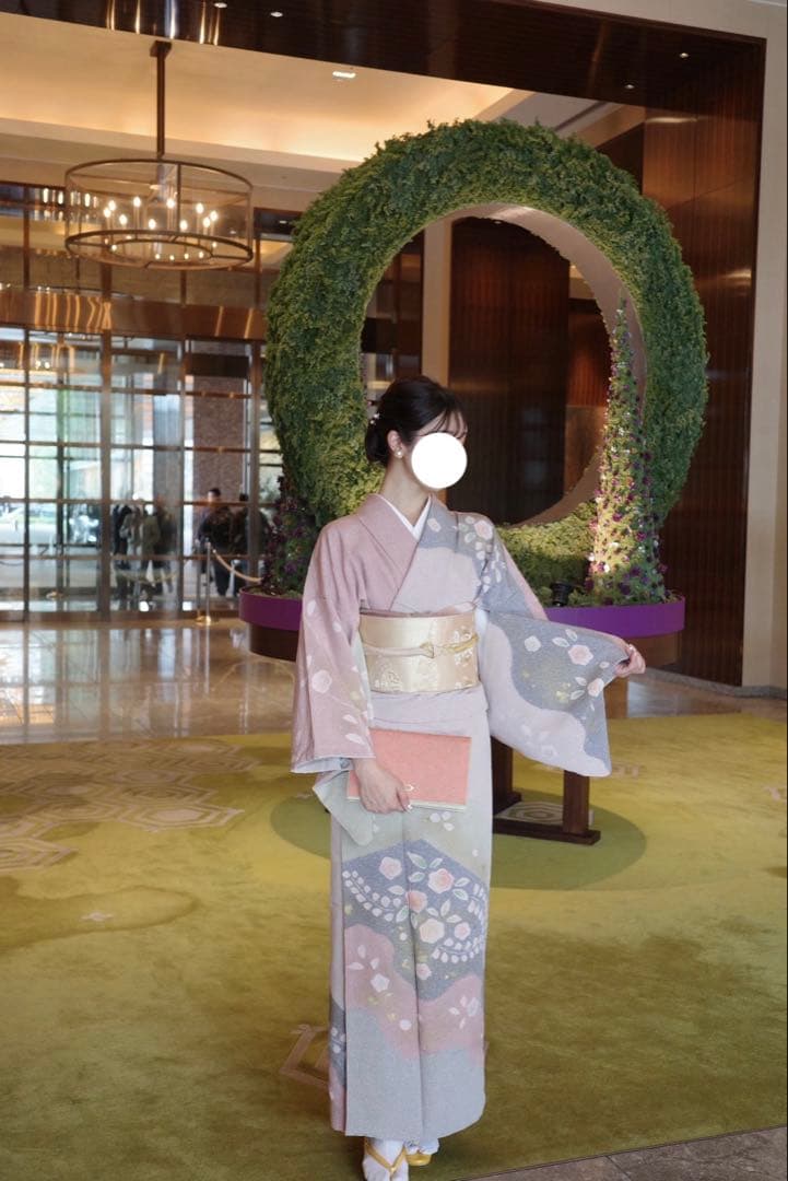 フルセット　訪問着　着物　帯　帯締め帯揚げ　七五三　結婚式　入学式　卒業式