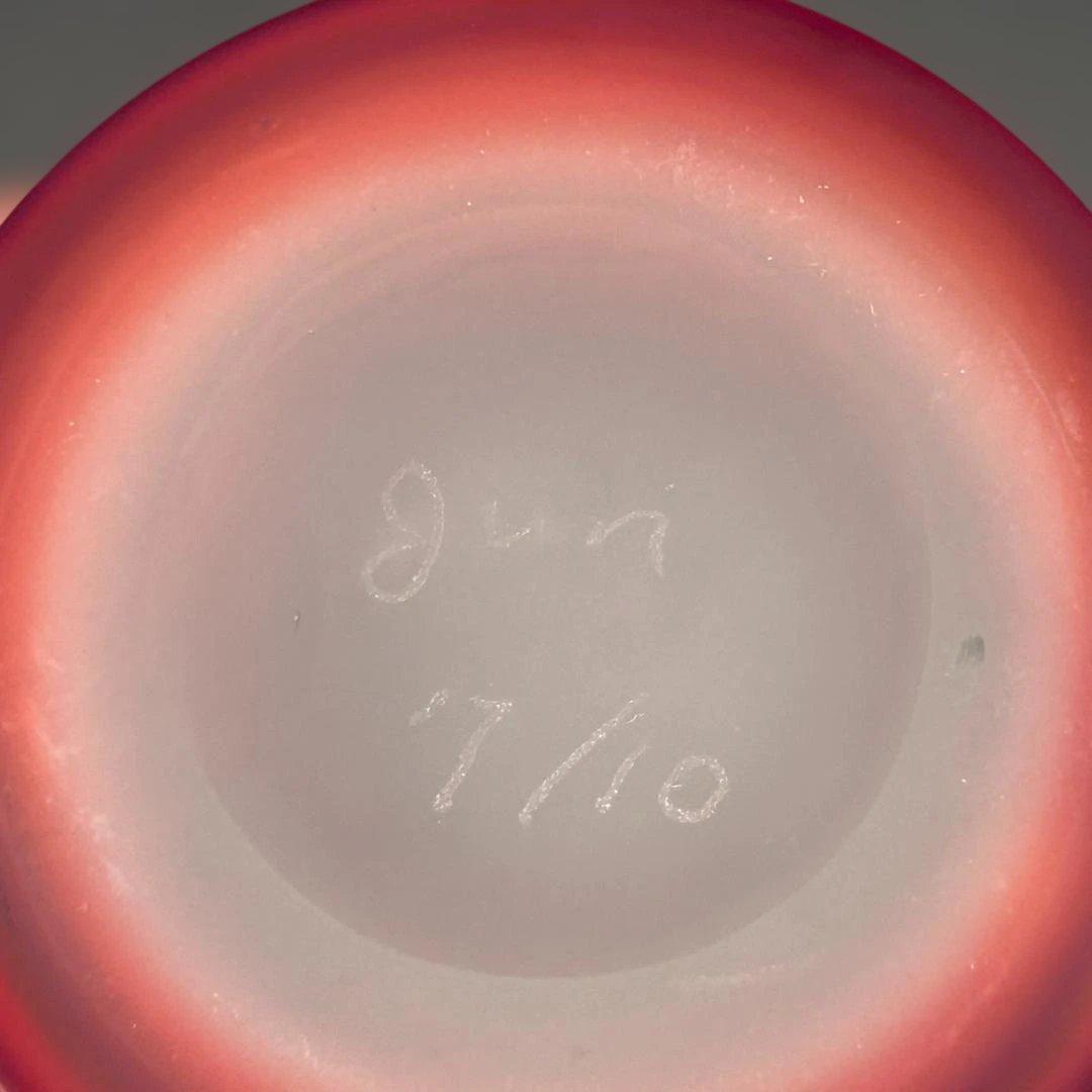 藤田潤 工芸ガラス 手吹 金彩 デカンタとグラス セット 合計3点