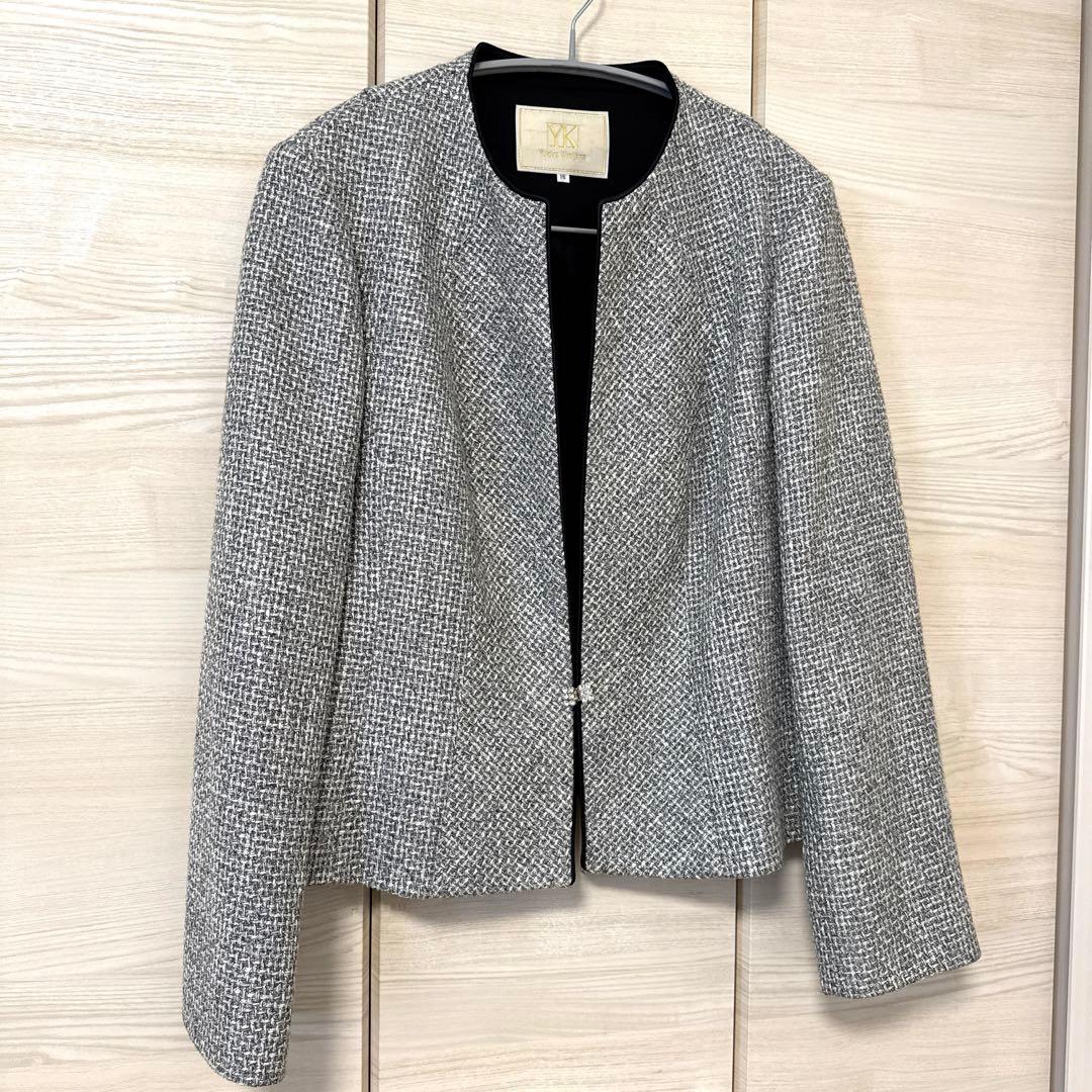 Yukiko Kimijima 大きいサイズ ノーカラージャケット