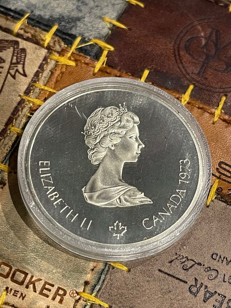 カナダ　1973年　モントリオールオリンピック10$銀貨