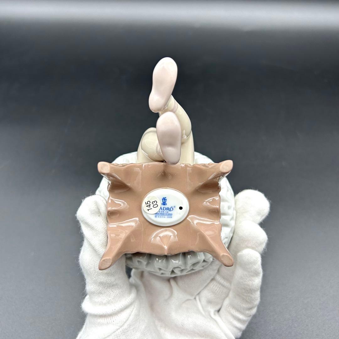 【未使用級】リヤドロ　初めての舞台　6763 置物　フラワー　花　バレエ