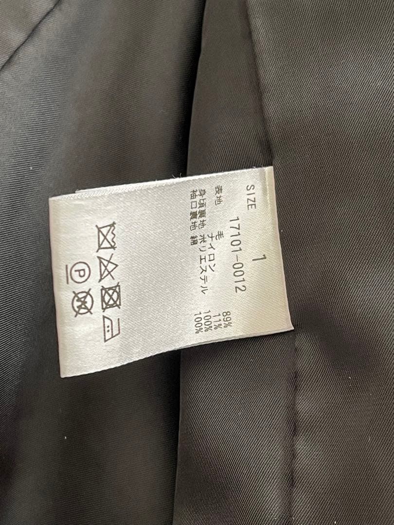 CLANE テーラードジャケット ブラック・ホワイト