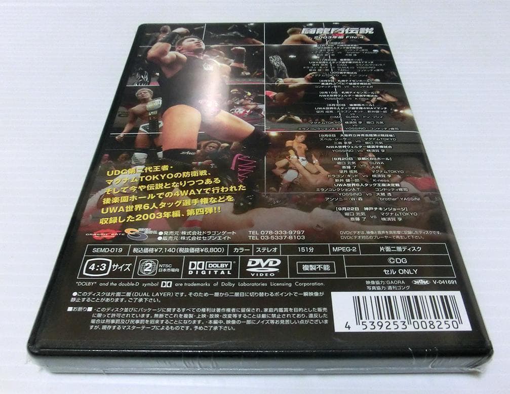 ★廃盤 絶版 DVD闘龍門伝説 2003年編 File.3 File.4ドラゲー