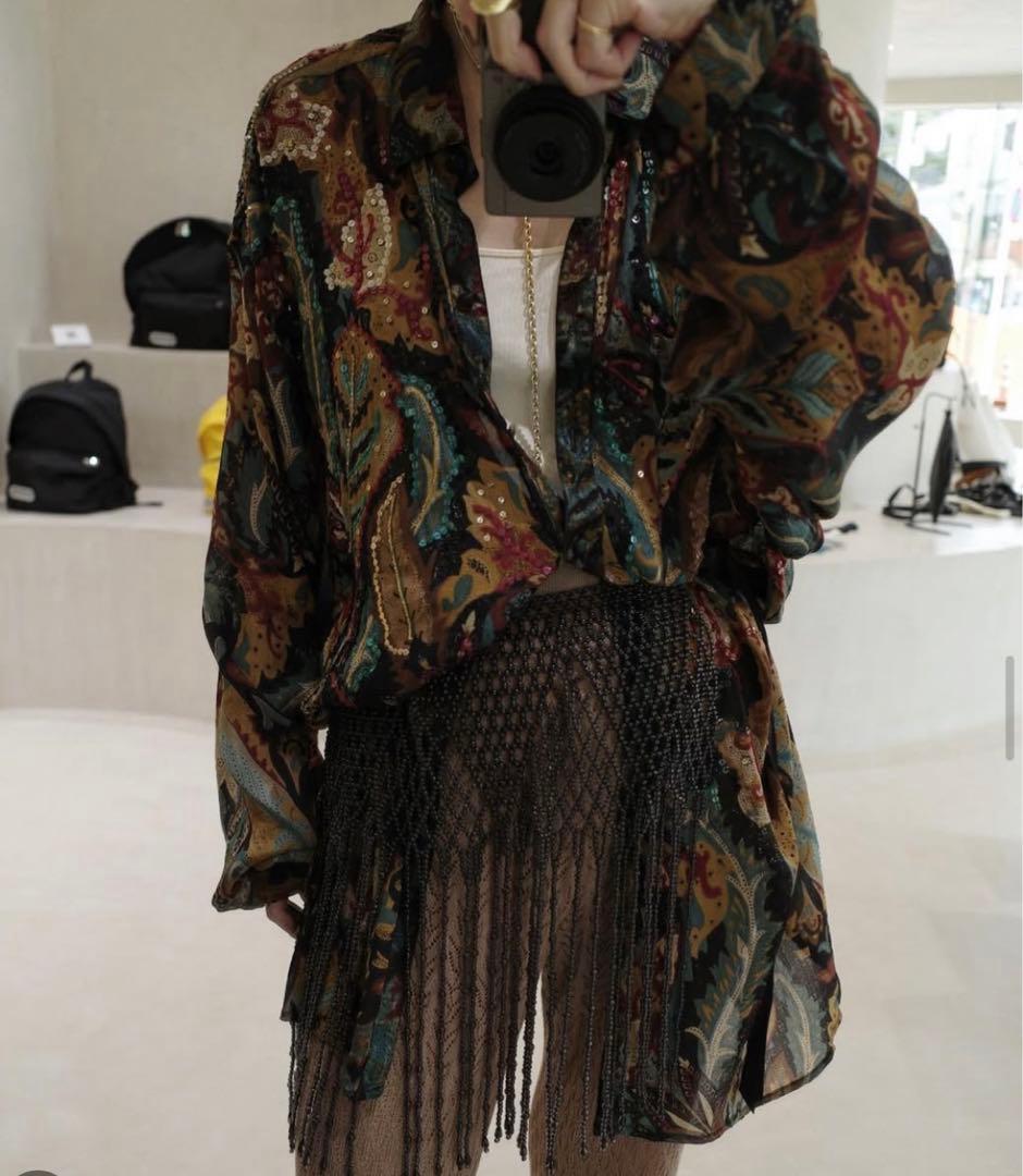 chikakisada ビーズラップスカート