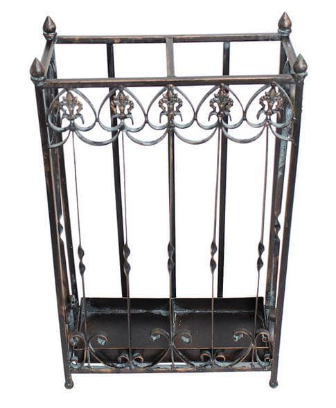 傘立て アイアン ブロンズ アンティーク クラシック 角型 AJ-512-NS