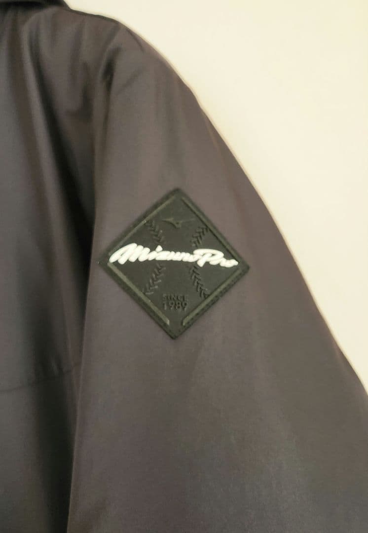 エ*シ様 ミズノプロ ダウンコート mizuno pro L 黒 ベンチコート