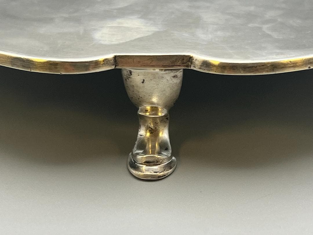 マッピン&ウェッブ／純銀 スターリングシルバー／トレイ　重612g