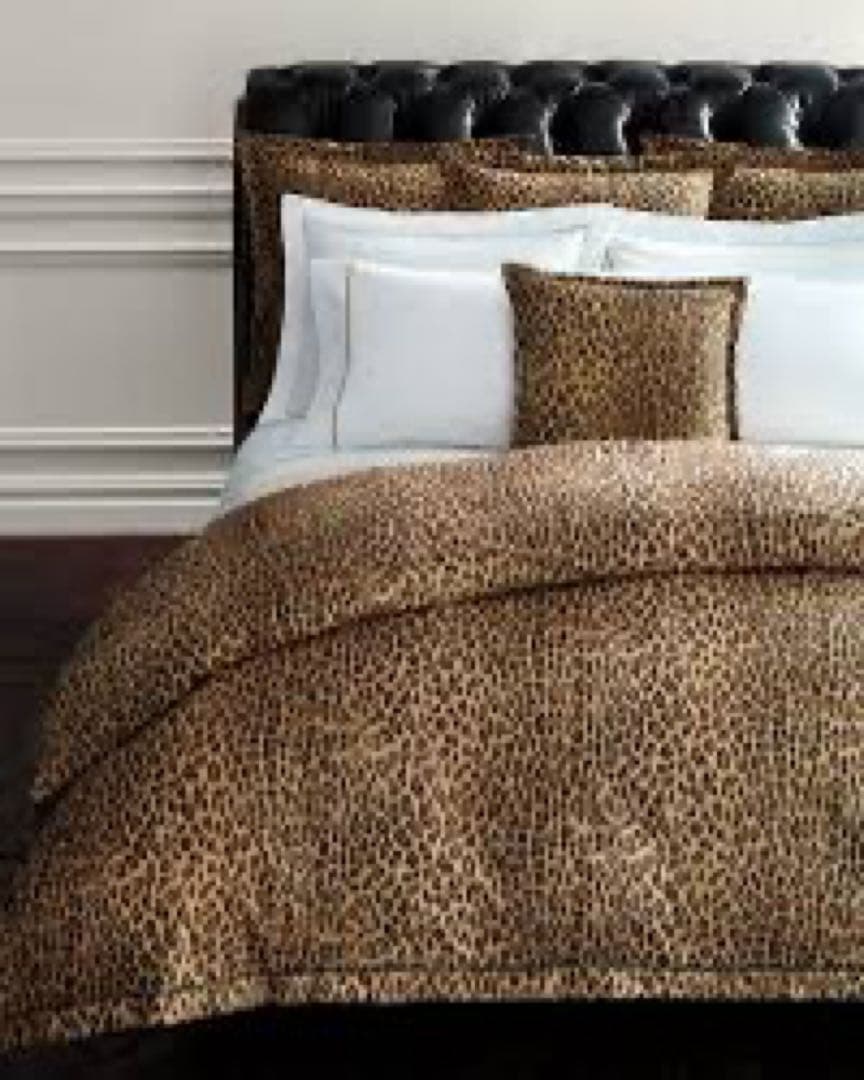 新品未使用✳︎ラルフローレン✳︎ヒョウ柄✳︎掛け布団カバー、花柄ピローケース各1点