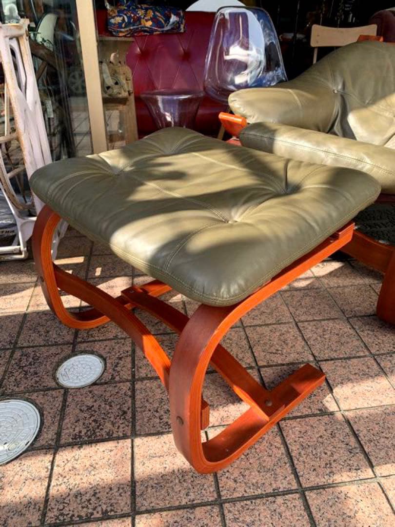 1970年代　ネロクラーケン　ヴィンテージアームチェア・オットマン