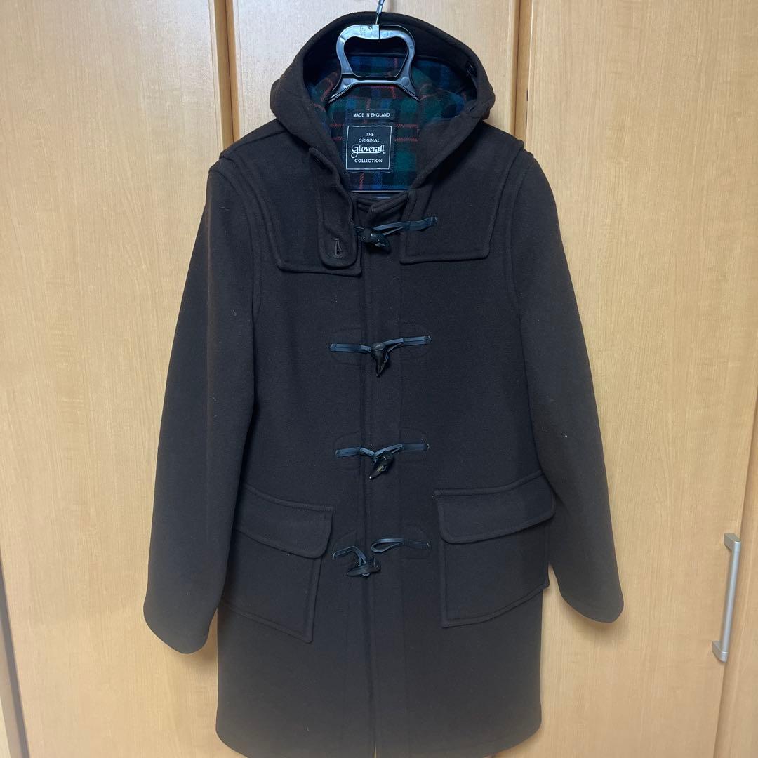 Gloverall ダッフルコート 38 ブラウンタータン