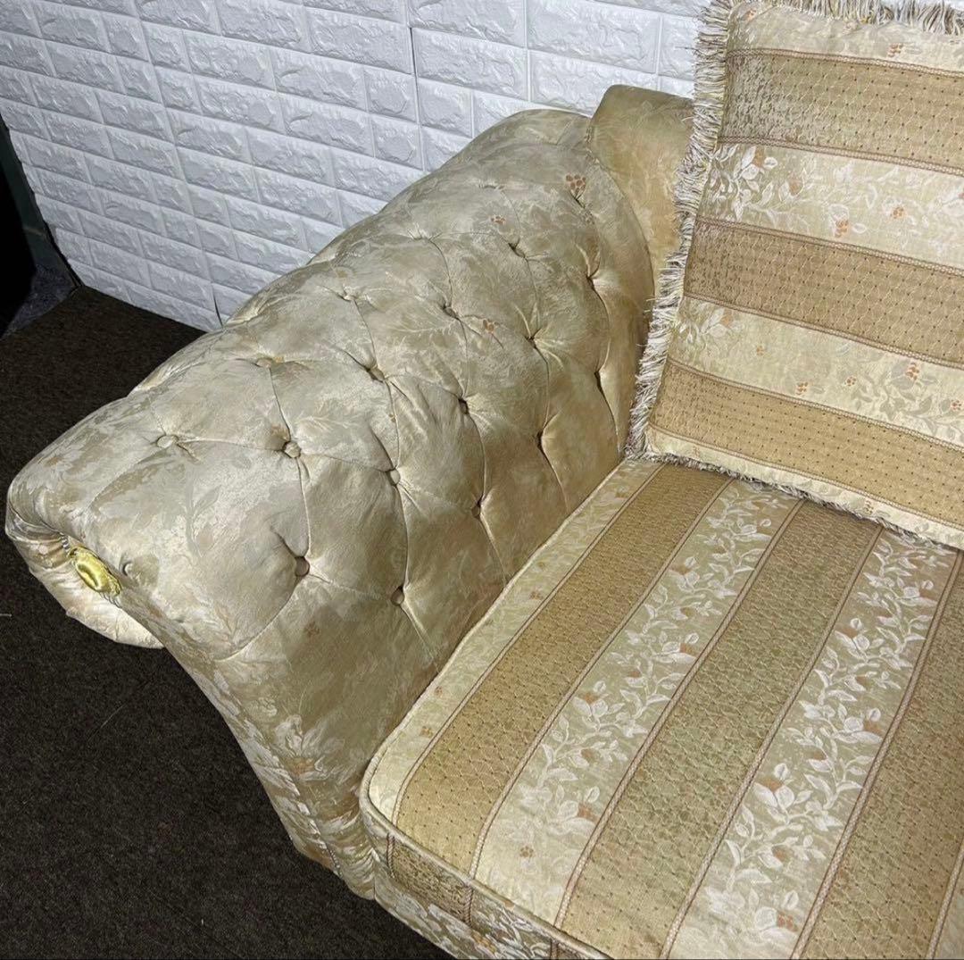 イタリア製 高級ソファ 1人掛け アンティーク 姫系 おしゃれ