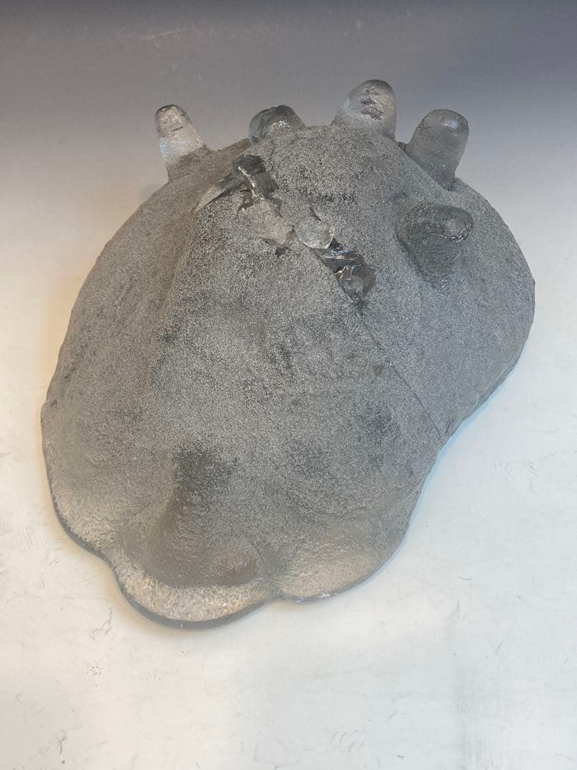 鯉江良二 作 「MASK」ガラス作品 共箱 希少作品 キズあり