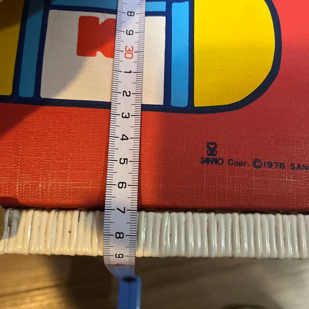 ✳︎レトロ　ハローキティ　かご　バスケット　サンリオ　収納　籠　昭和　レア編み込み