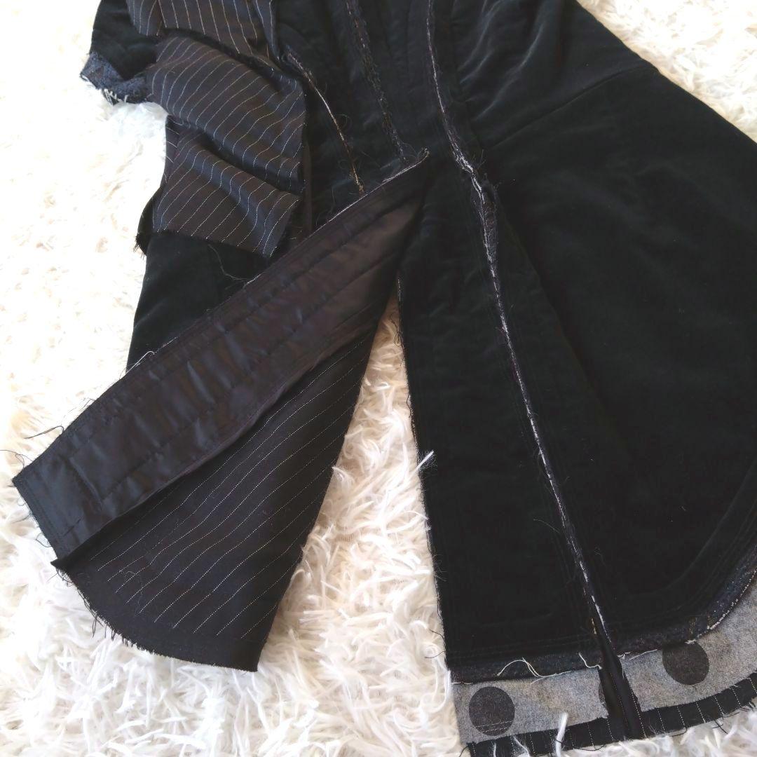 コムデギャルソン 異素材MIX ドッキング テーラードジャケット タキシード