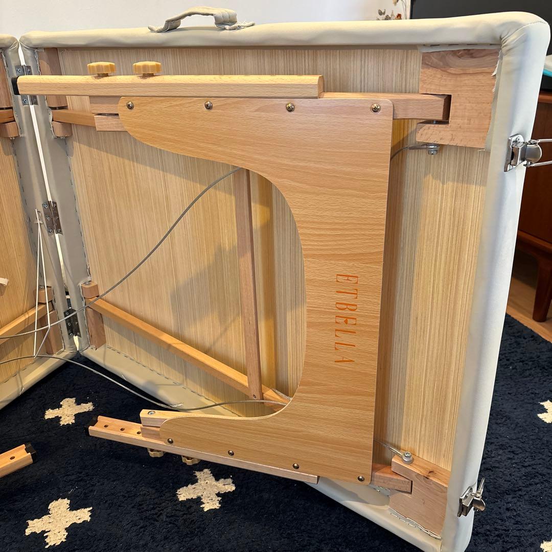 ETBELLA 軽量 折りたたみ マッサージベッド 木製