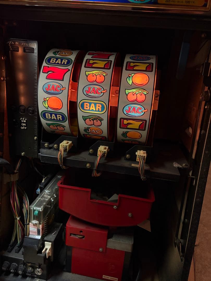 【通電確認済み】パチスロ実機 コンチネンタルIII 昭和レトロ スロットマシン
