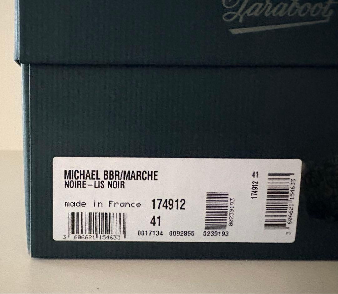 PARABOOT MICHAEL BBR 41 NOIR パラブーツ ミカエル